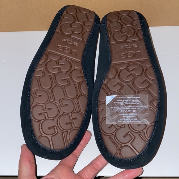 UGG Women’s Black ANSLEY SLIPPERS - Picture 5 of 9